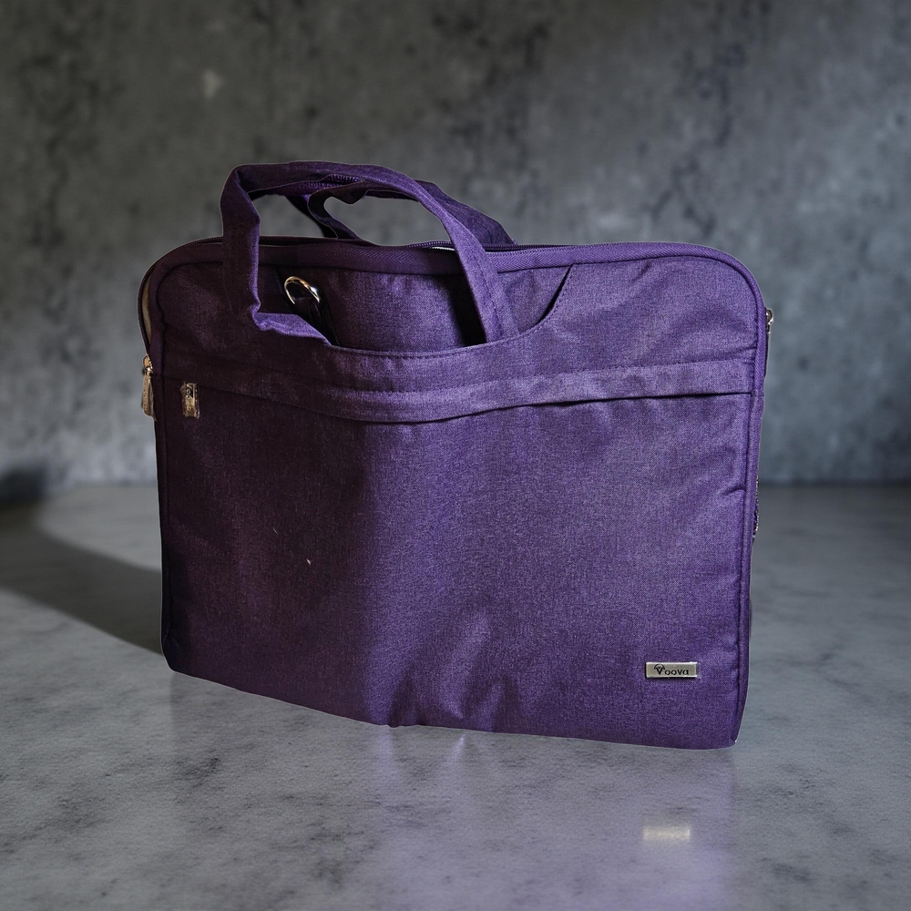 NWOT Elegant Purple Laptop Bag for Women